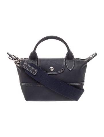 Longchamp Leather Top Handle Bag