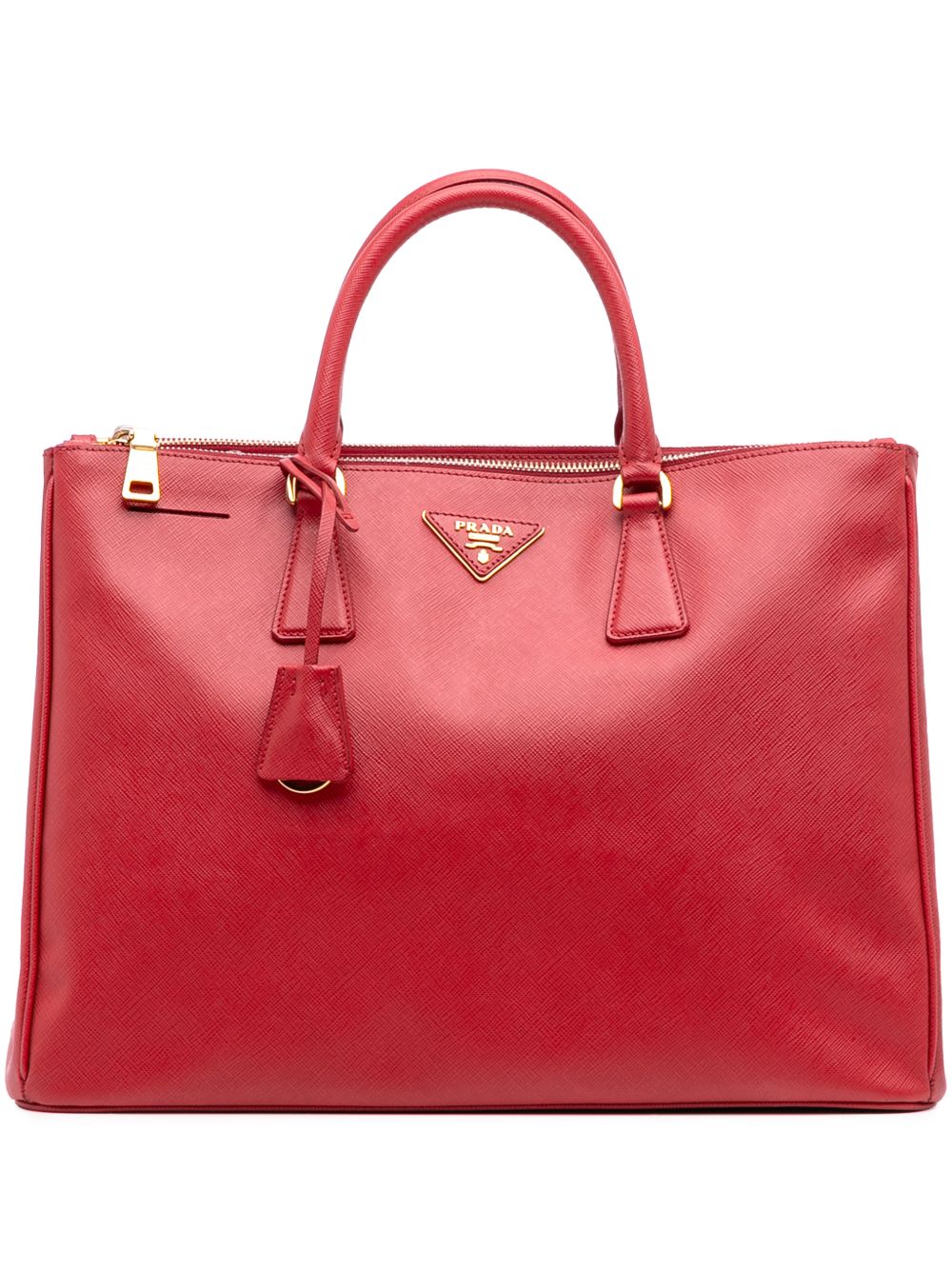 2010-2025 Large Saffiano Lux Galleria Double Zip satchel