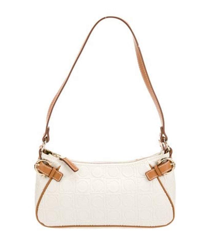 Salvatore Ferragamo Ferragamo Canvas Top Handle Bag