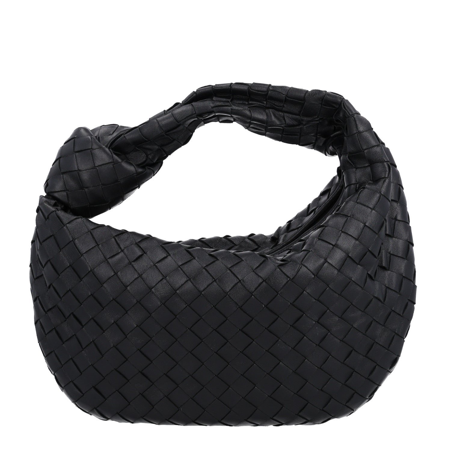 Bottega Veneta Bottega Veneta Nappa Intrecciato Teen Jodie Hobo Black