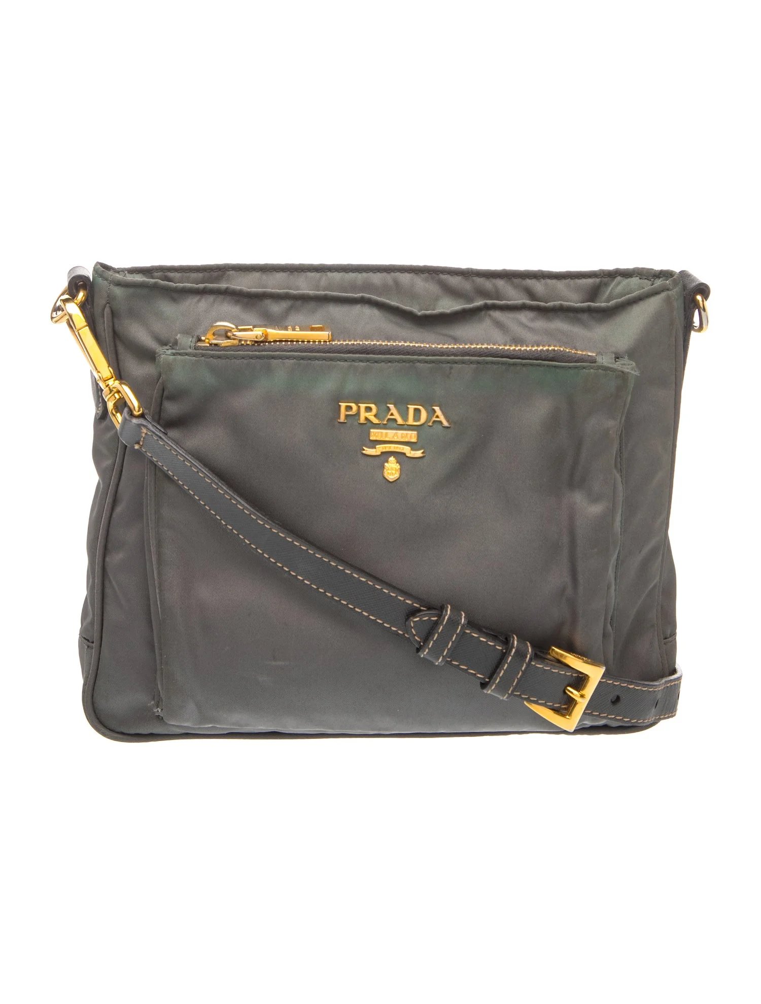 Enameled Metal Triangle Crossbody Bag