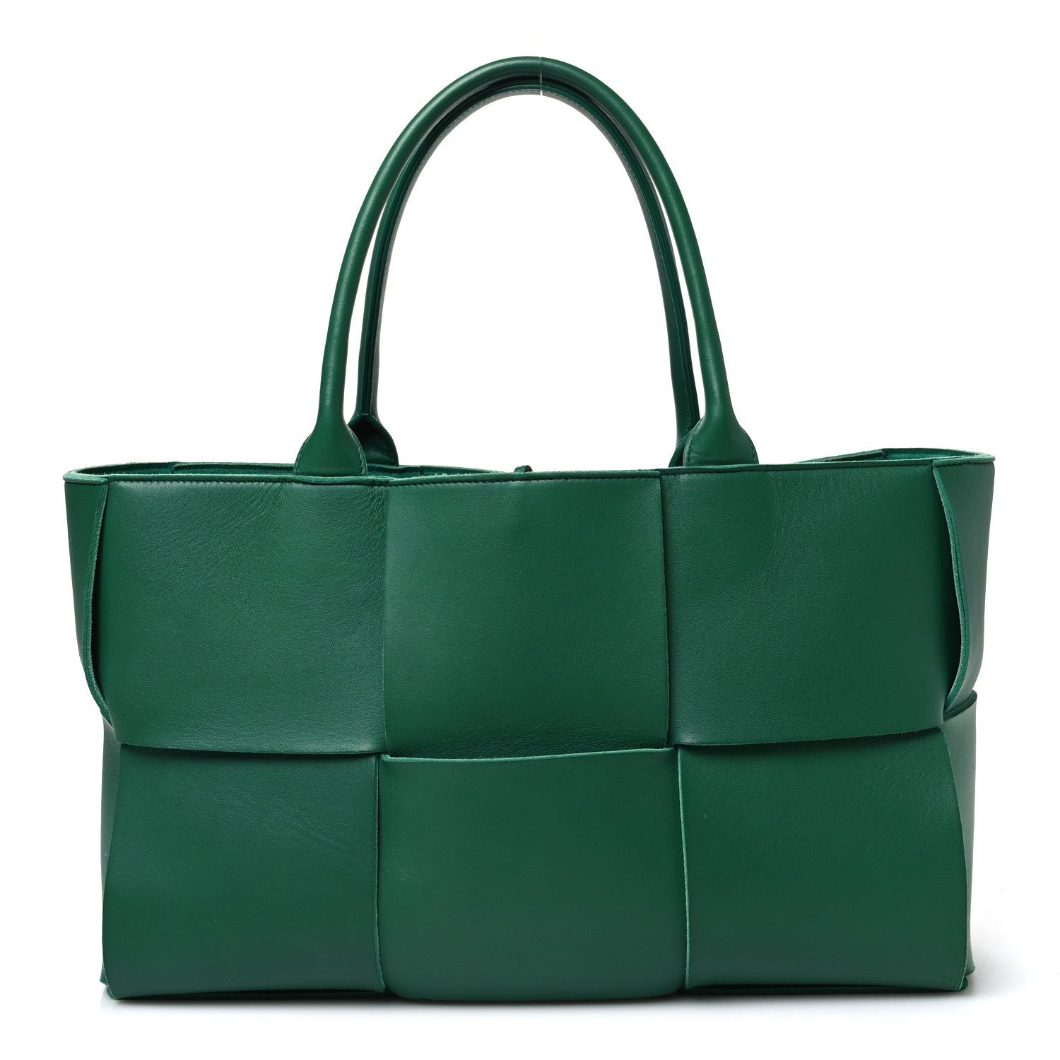 Bottega Veneta Nappa Maxi Intrecciato Medium Arco Tote Racing Green