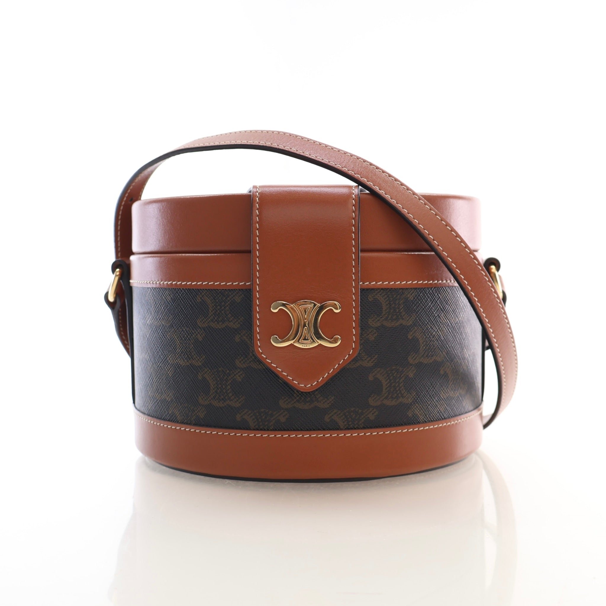 Celine Celine Medium Canvas Triomphe Tambour