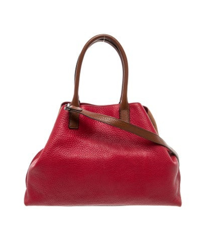 Akris Leather Top Handle Bag