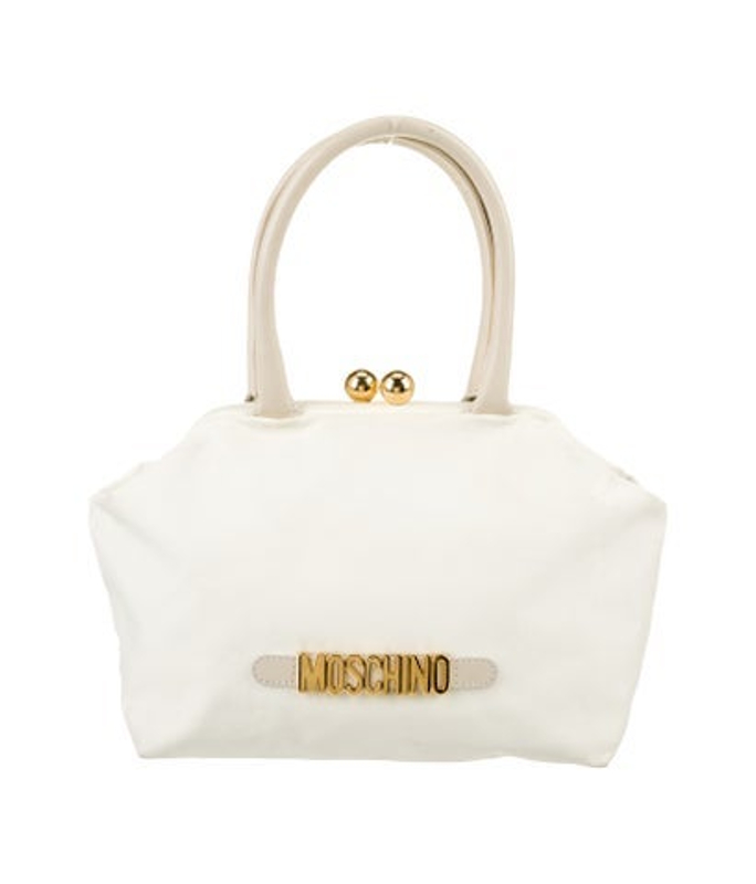 Moschino Nylon Top Handle Bag