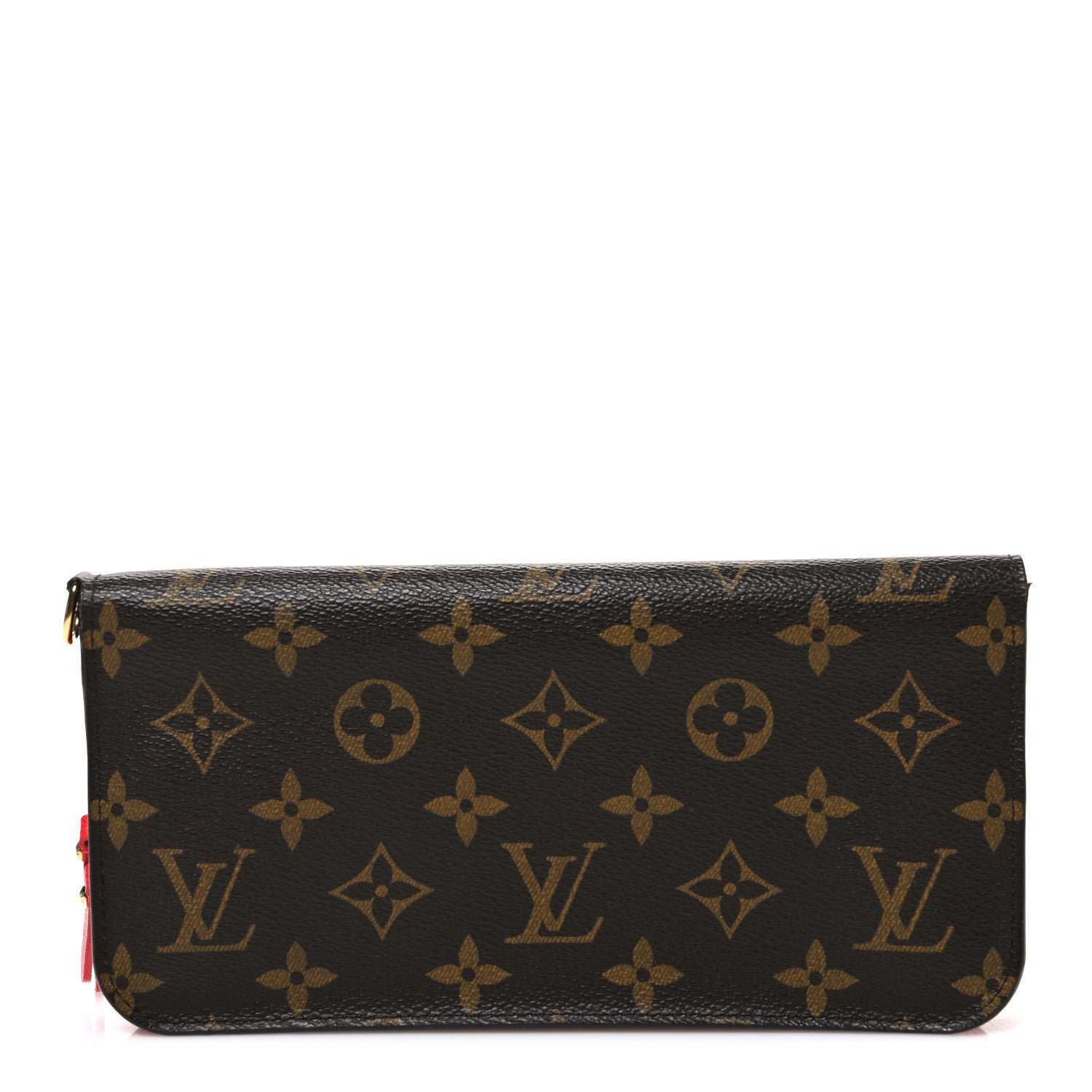 Louis Vuitton Monogram Kusama Waves Insolite Wallet Red