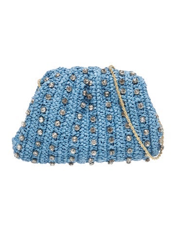 Loeffler Randall Raffia Clutch