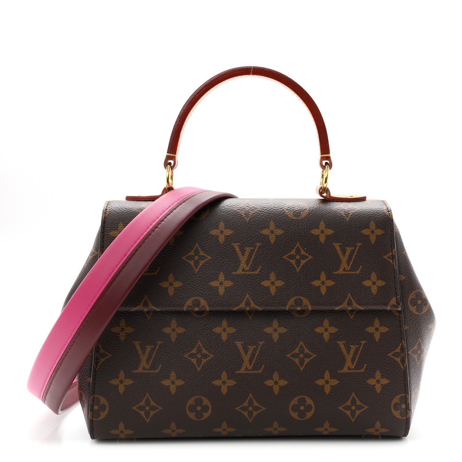 Louis Vuitton Louis Vuitton Monogram Cluny BB Bordeaux Fuchsia