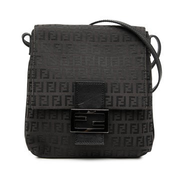 Calf Leather Zucchino Canvas Crossbody