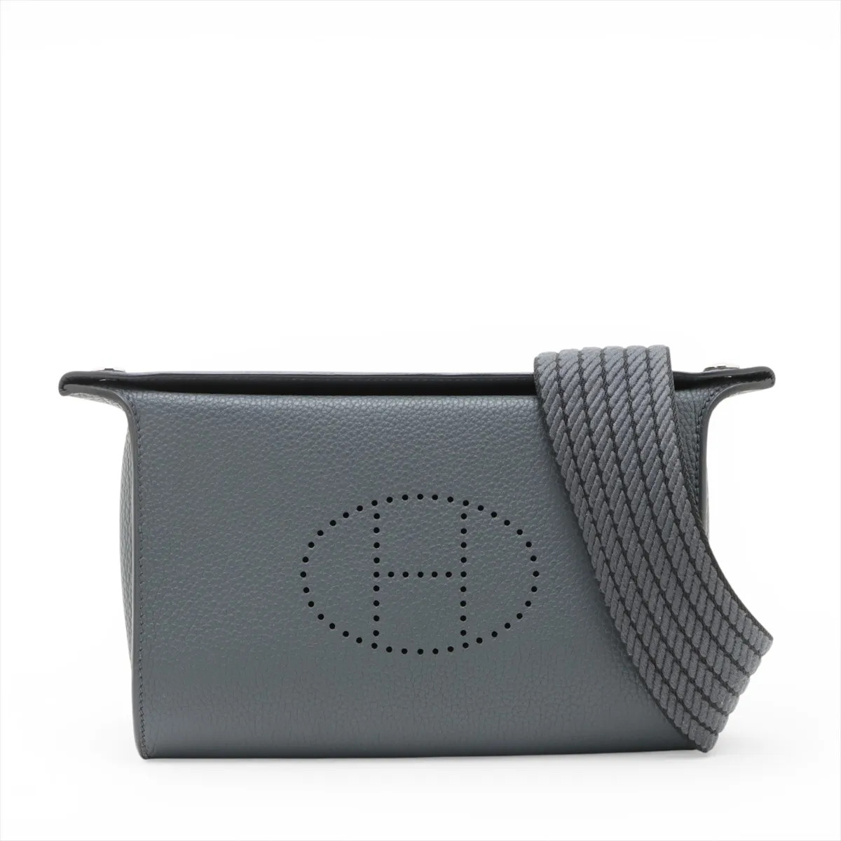 Hermès Vide Poches Togo Grimisty Silver Metal Fittings