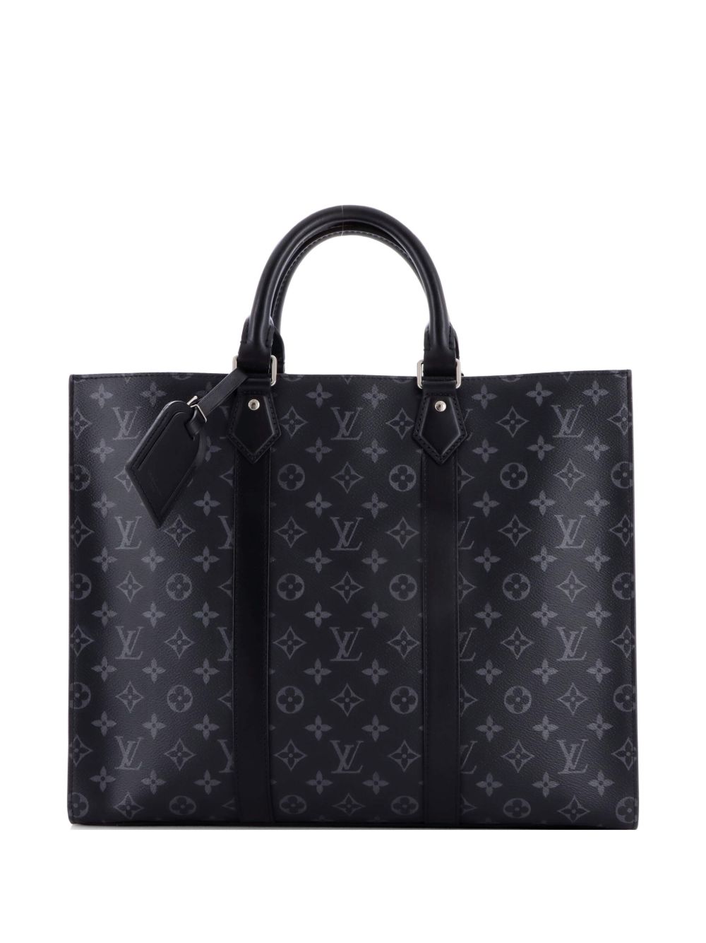 Sac Plat NM 24H Bag Monogram Eclipse Canvas tote bag