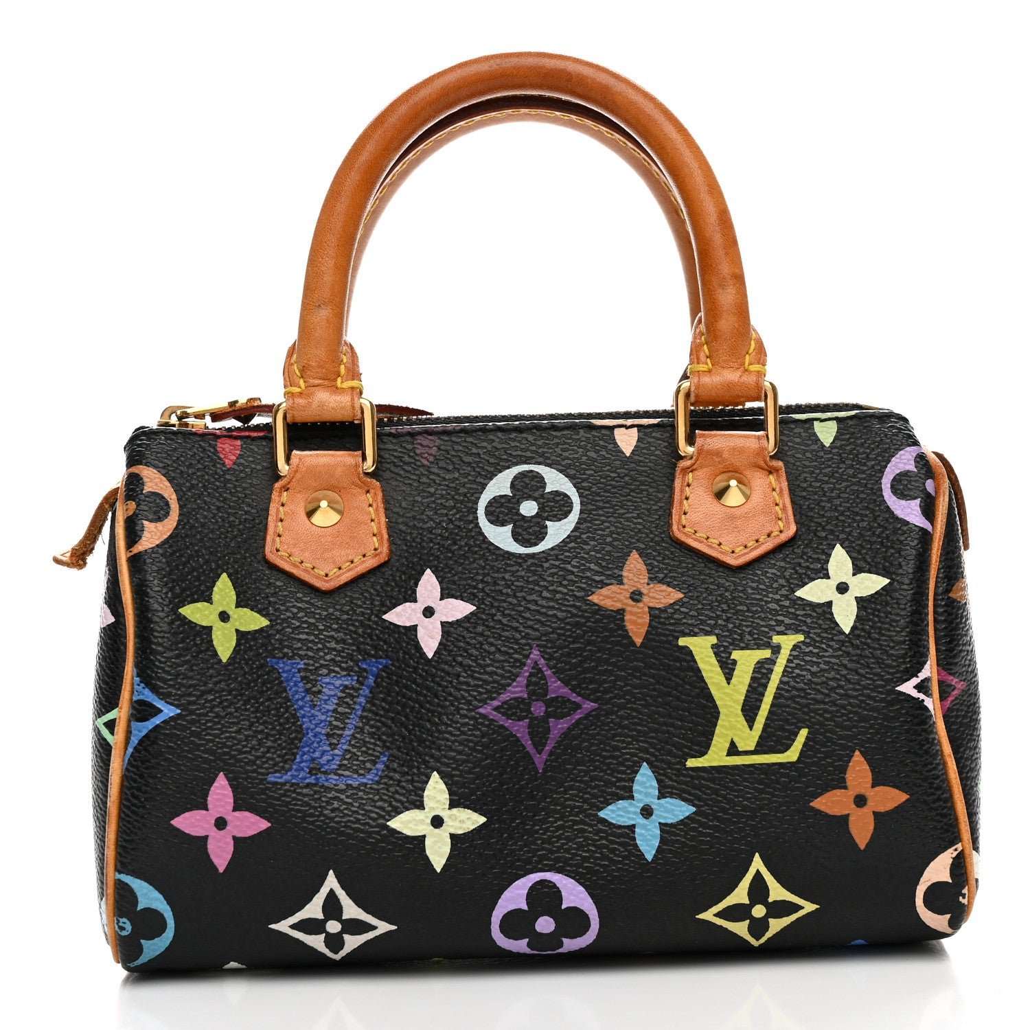 Louis Vuitton Monogram Multicolor Mini Sac HL Speedy Black