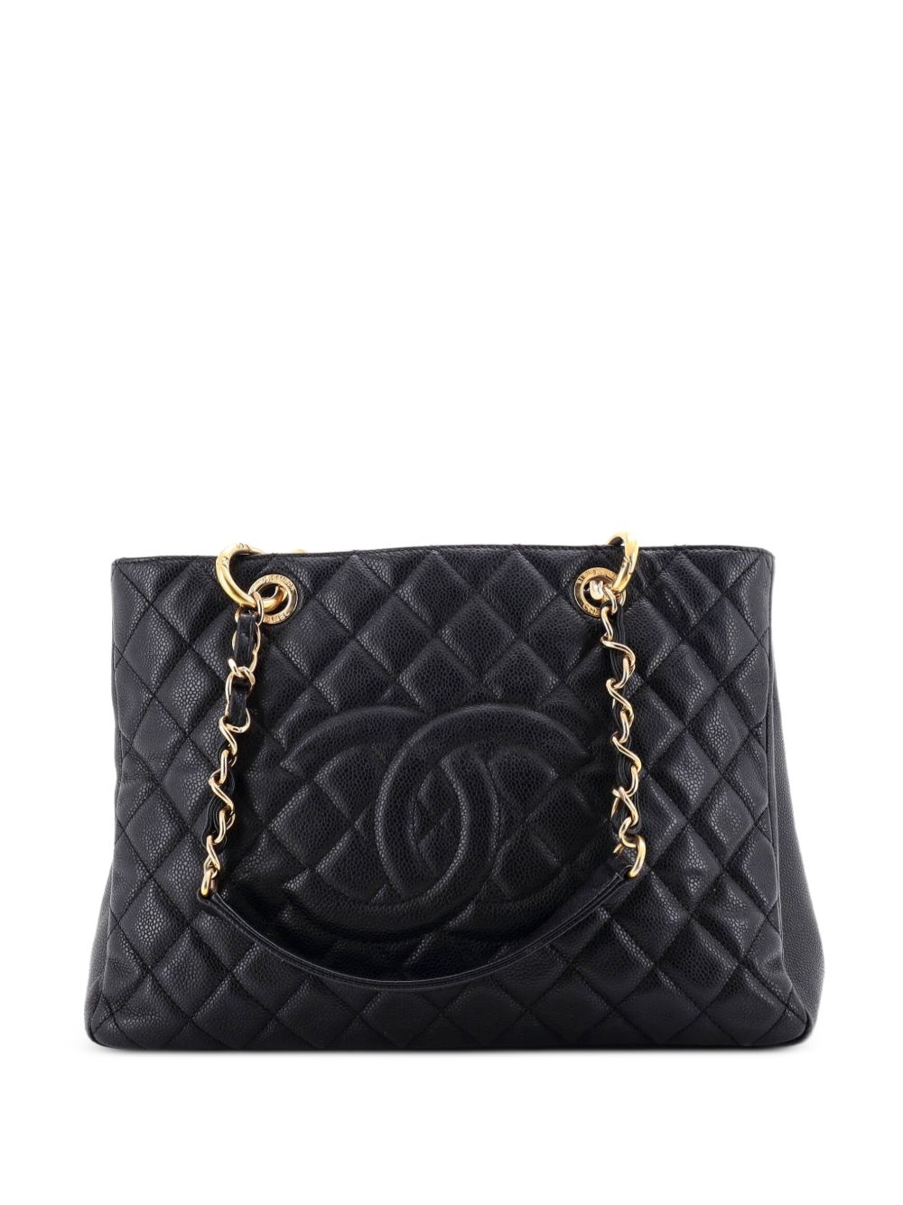 Grand Shopping Quilted Caviar tote bag