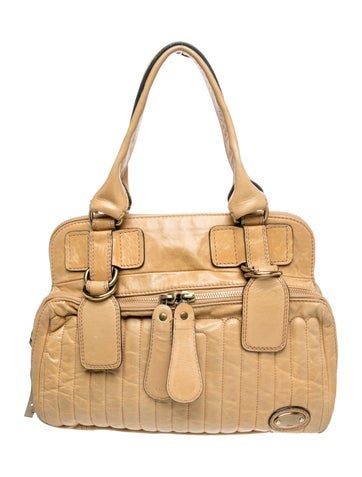 Chloe Leather Top Handle Bag