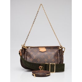 Louis Vuitton Kaki Monogram Canvas Multi-Pochette Accessories Bag