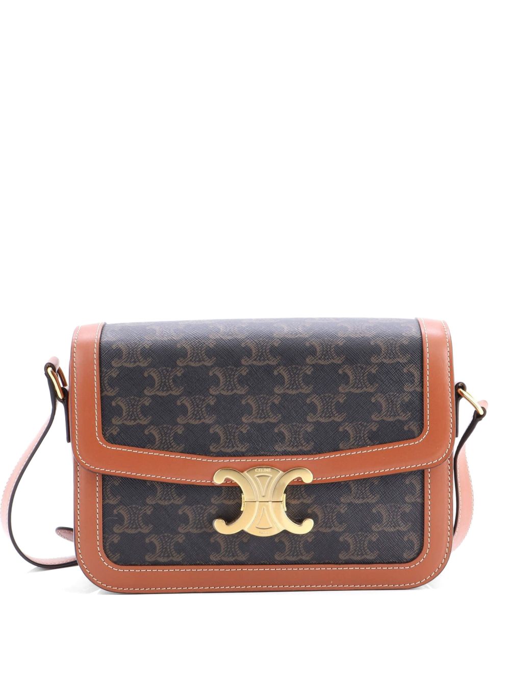 Triomphe Triomphe Coated Canvas Medium shoulder bag