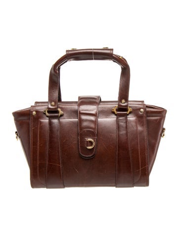 Leather Top Handle Bag
