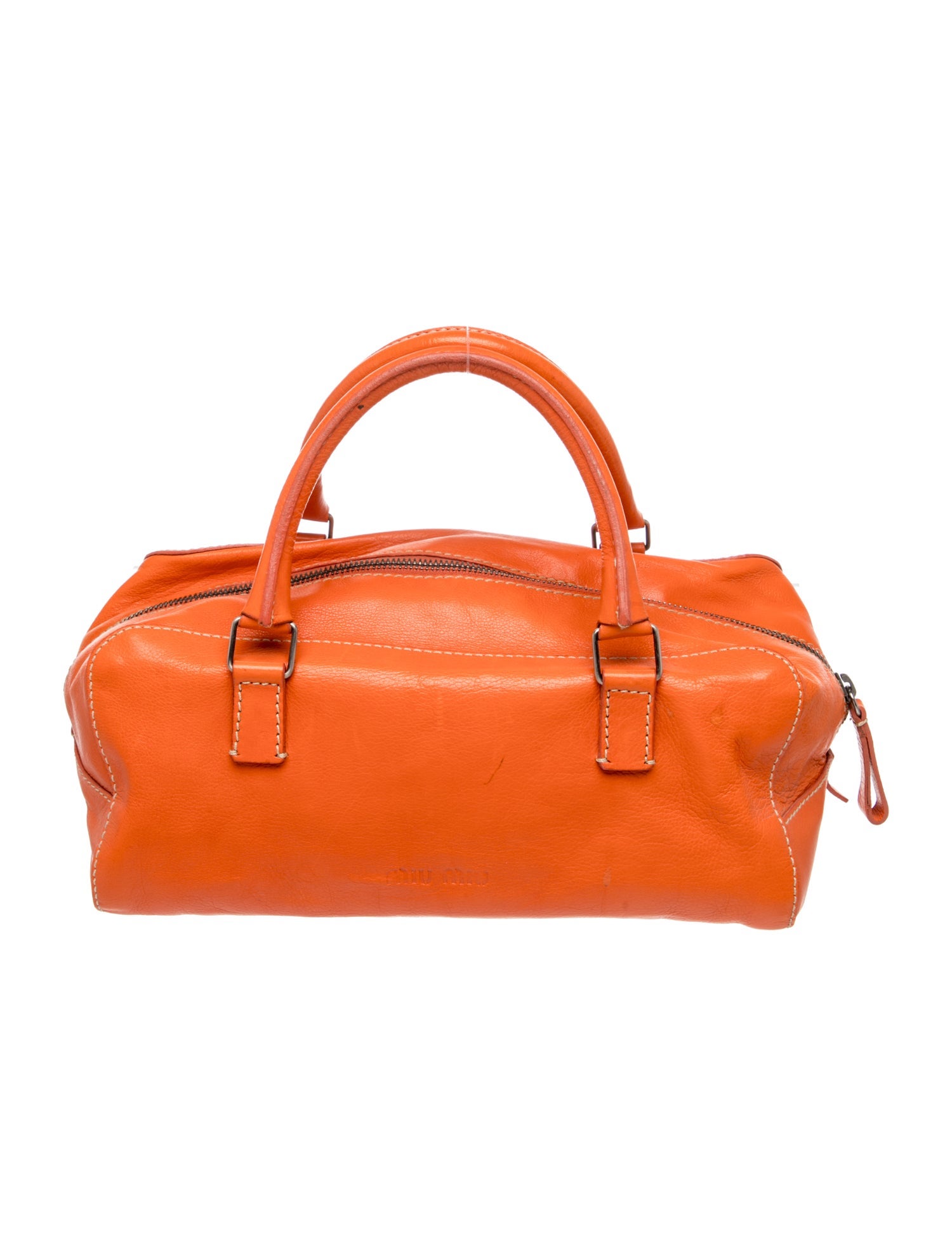 Leather Top Handle Bag