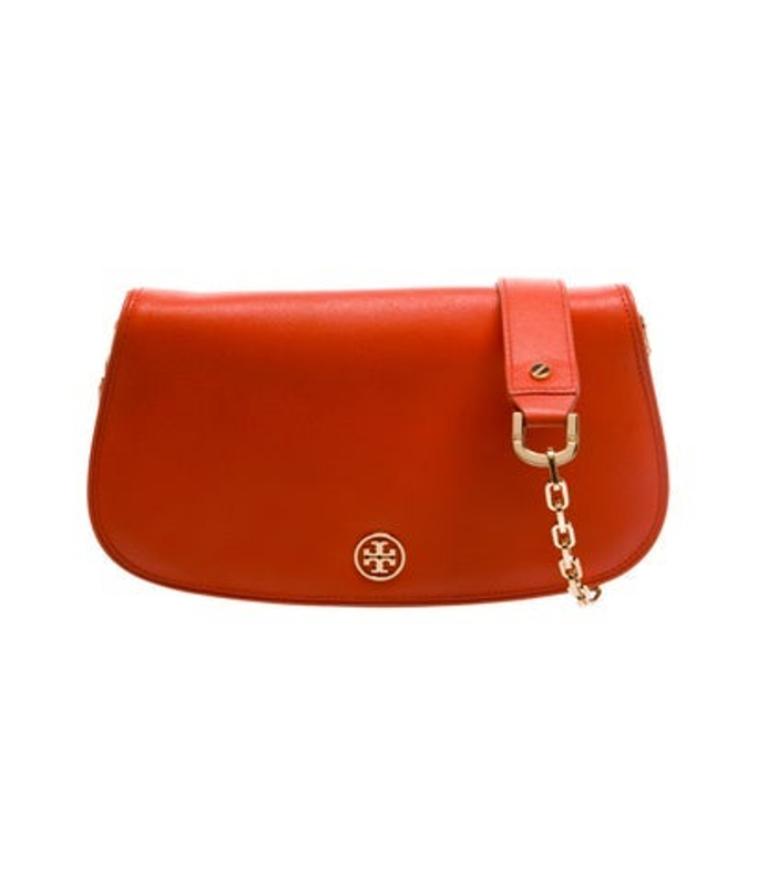 Tory Burch Burch Saffiano Leather Crossbody Bag