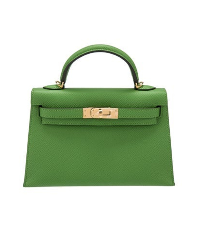 Hermes 2024 Epsom Mini Kelly Ii Sellier 20