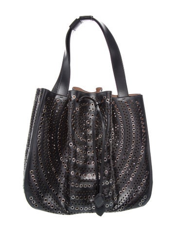 Alaia Leather Bucket Bag