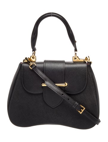 Saffiano Lux Leather Sidonie Large