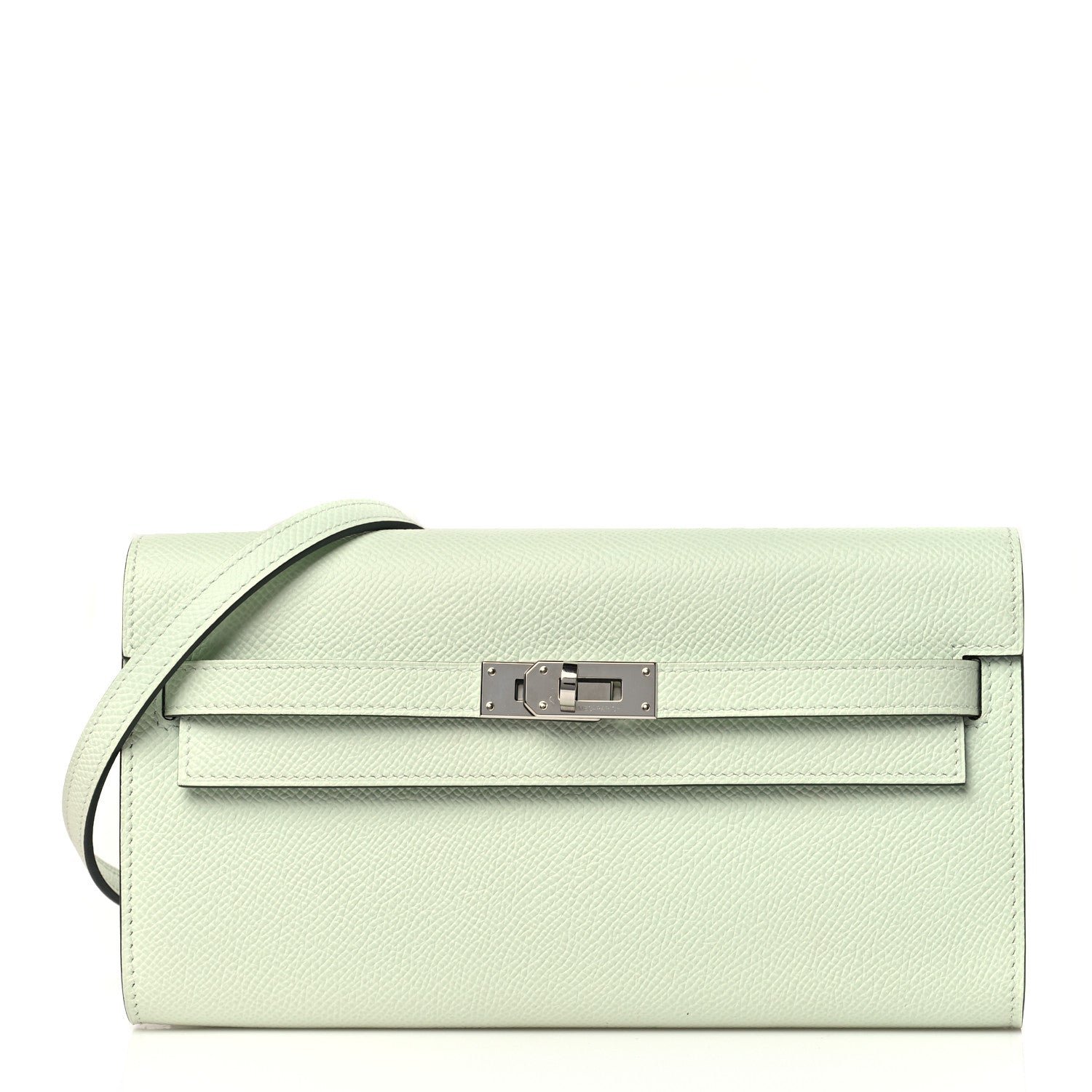 Hermes Epsom Kelly Wallet To Go Vert Fizz