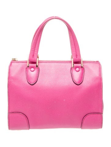 Leather Top Handle Bag