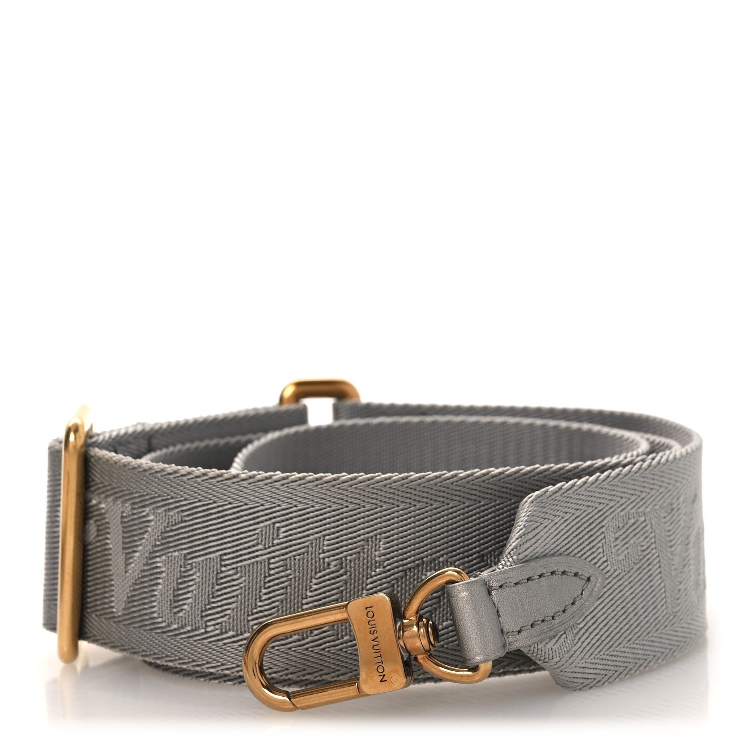 Louis Vuitton Monogram New Wave Multi Pochette Accessories Shoulder Strap Metallic Grey