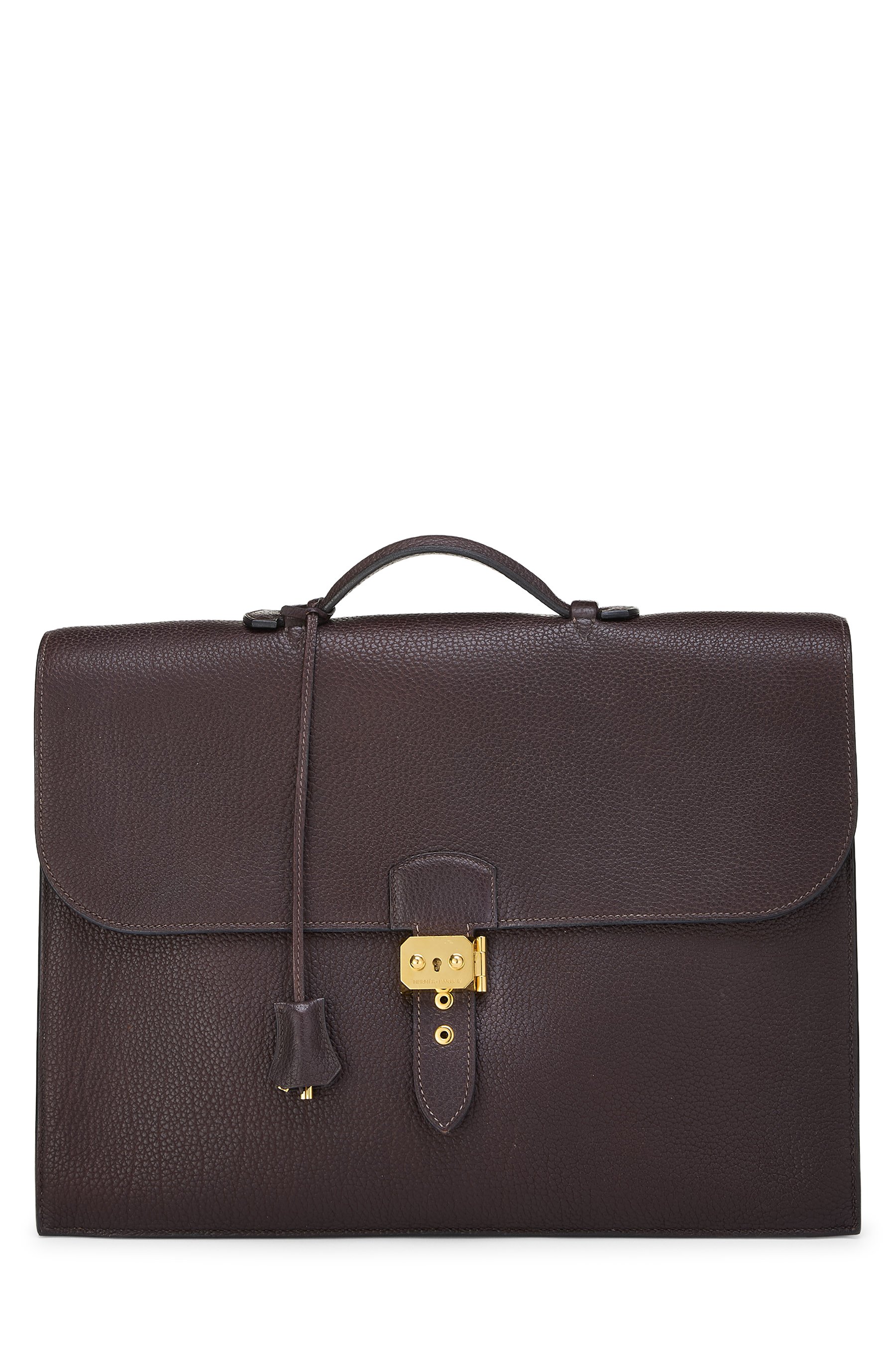 Hermès Havane Fjord Sac à Dépêches Briefcase