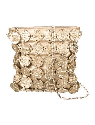 Paris-Greece Medallion Crossbody Bag