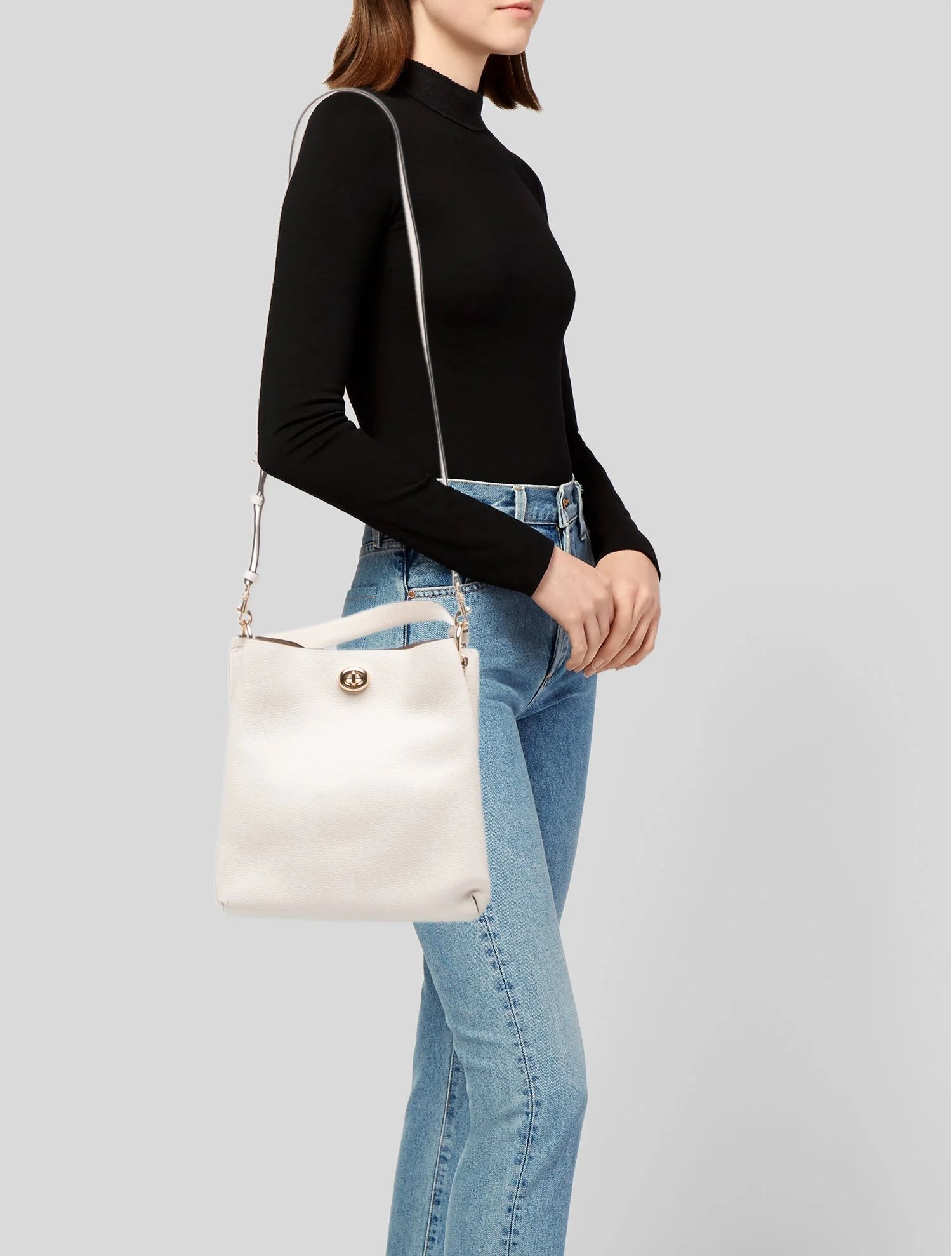Coach Leather Shoulder Bag