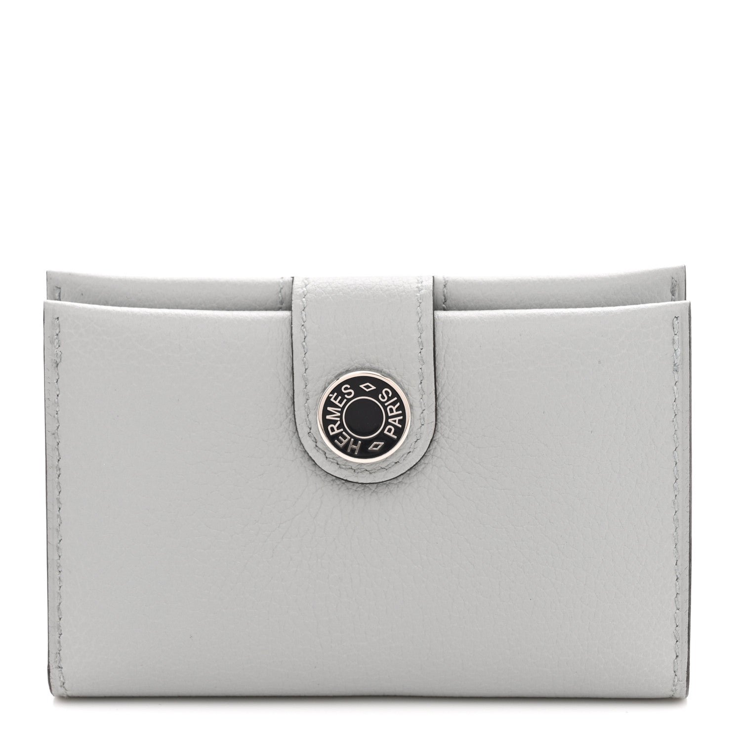 Hermes Evercolor Bi-Color RMS Card Holder Bleu Glacier Ardoise