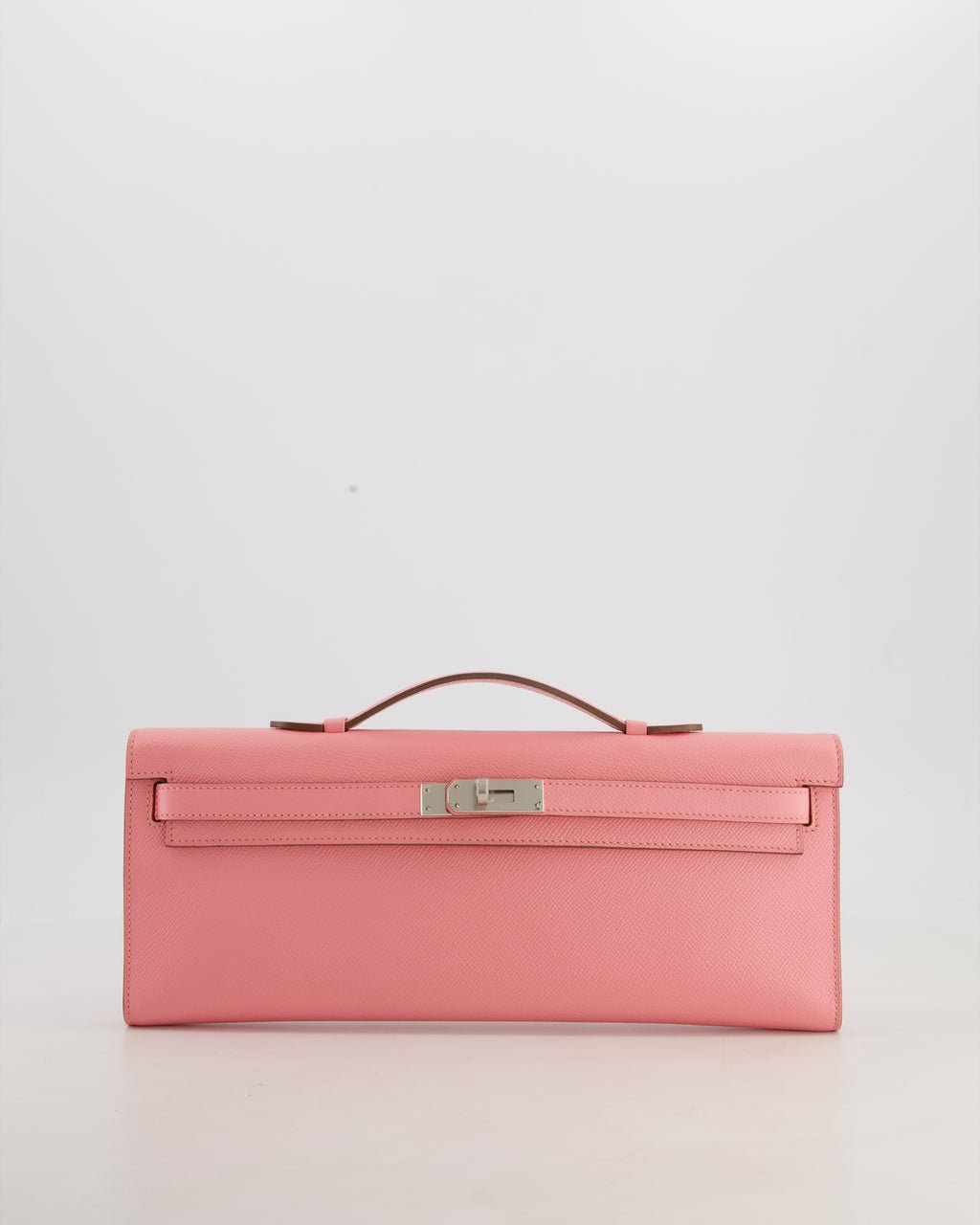 *RARE* Hermès Kelly Cut Bag in Rose Confetti Epsom Leather with Palladium Hardware
