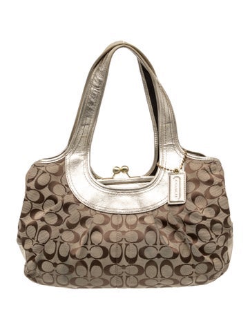 Coach Canvas Shoulder Bag Vintage