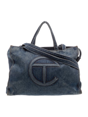 Telfar Denim Shopper Large