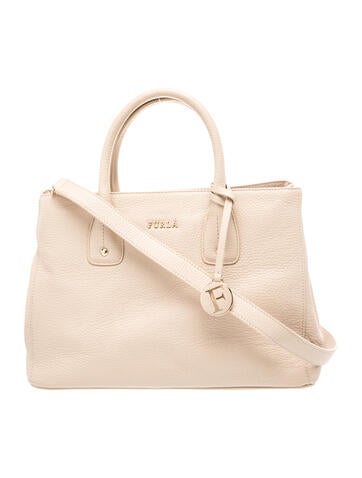 Leather Top Handle Bag