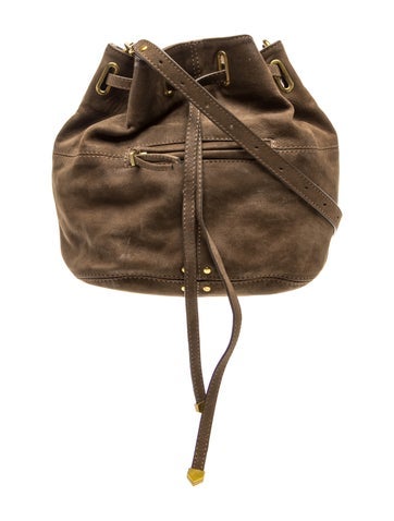 Suede Bucket Bag