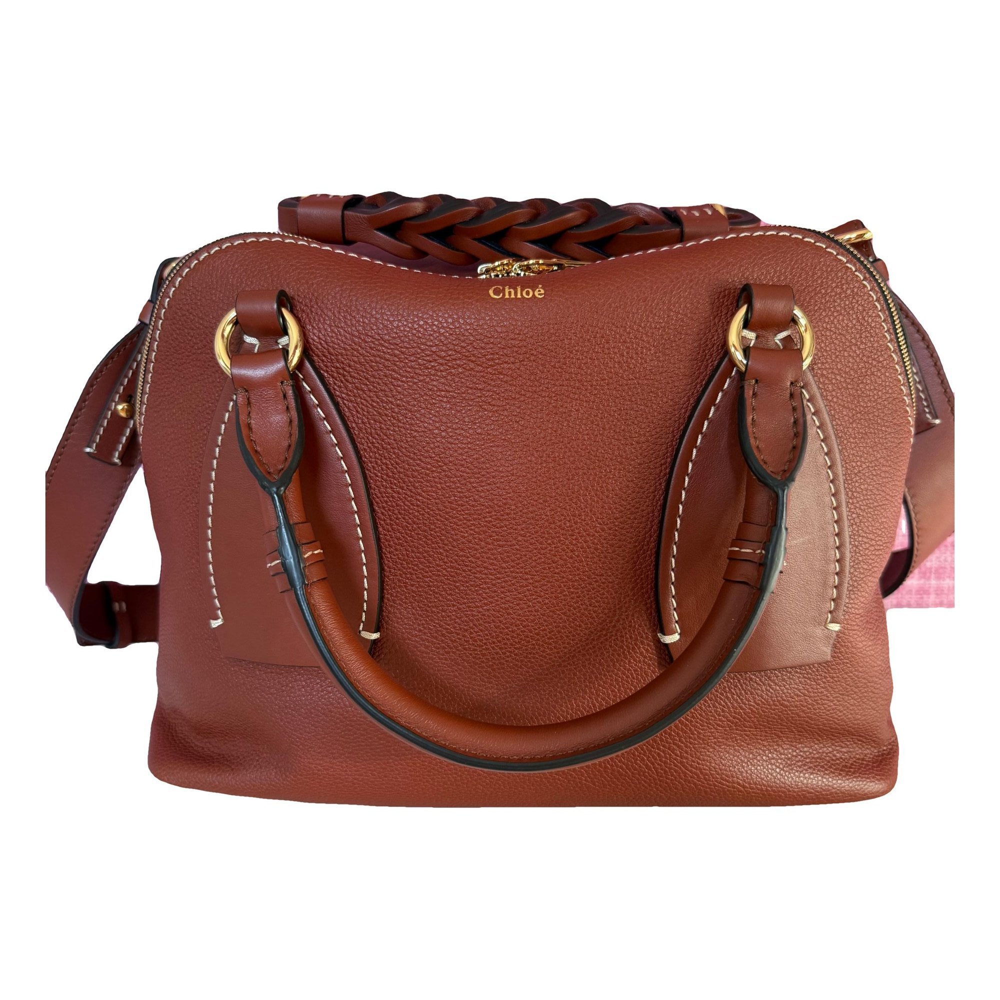 Daria leather handbag