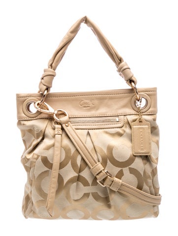 Coach Canvas Top Handle Bag