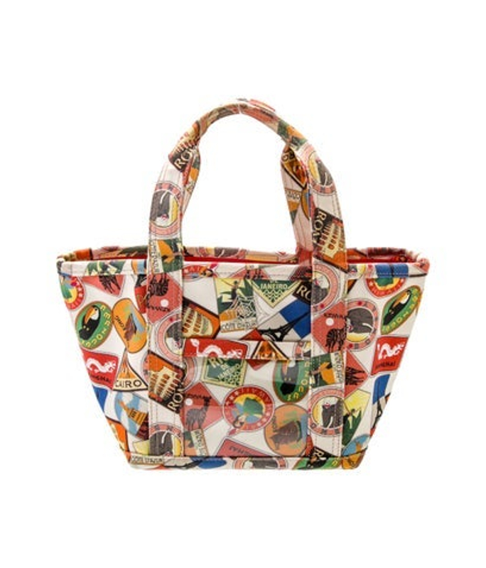 Charlotte Olympia Olympia Canvas Top Handle Bag