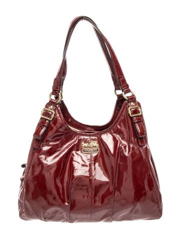 Patent Leather Top Handle Bag