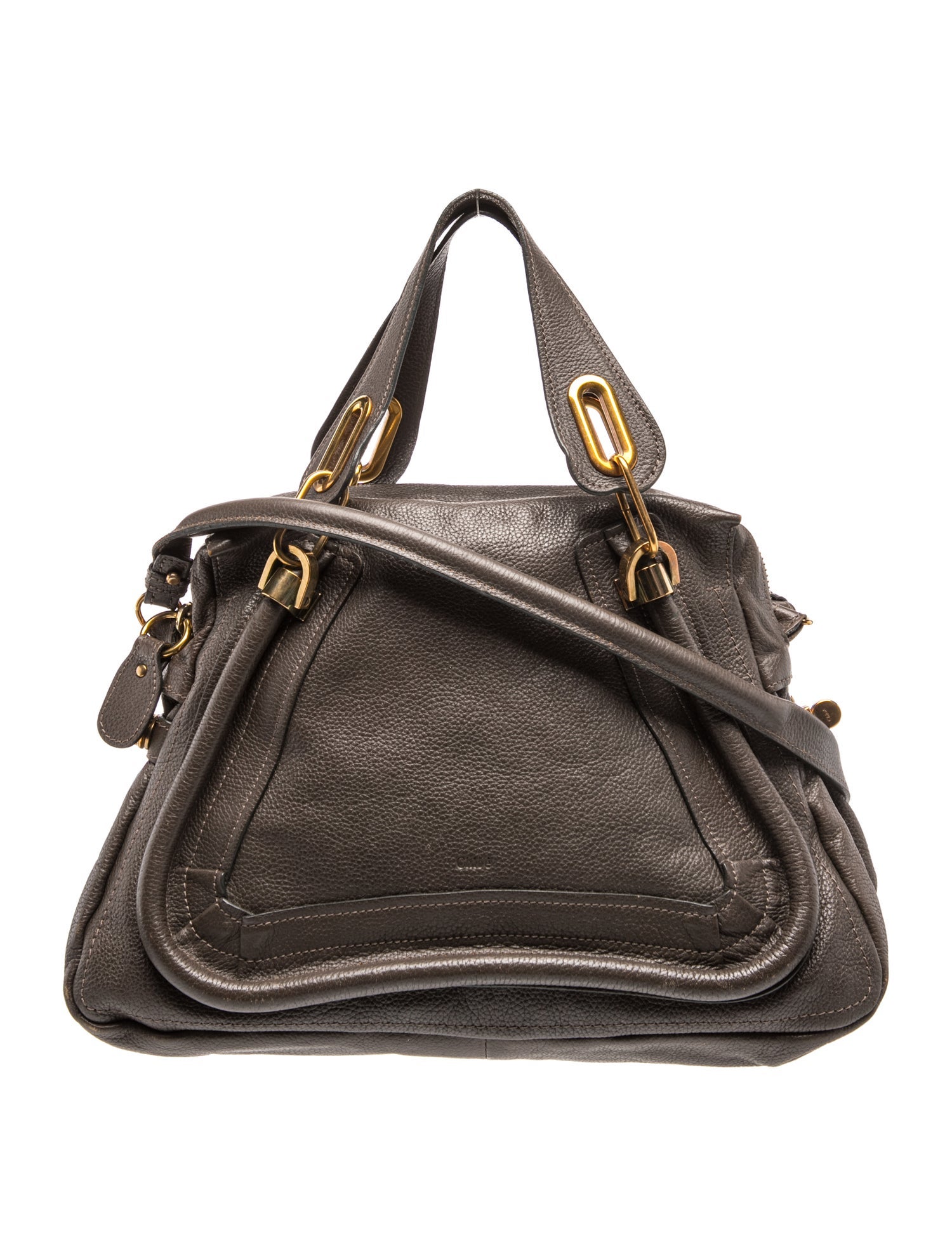 Leather Top Handle Bag