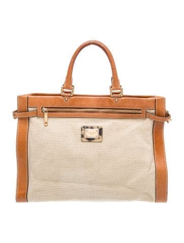 Canvas Top Handle Bag