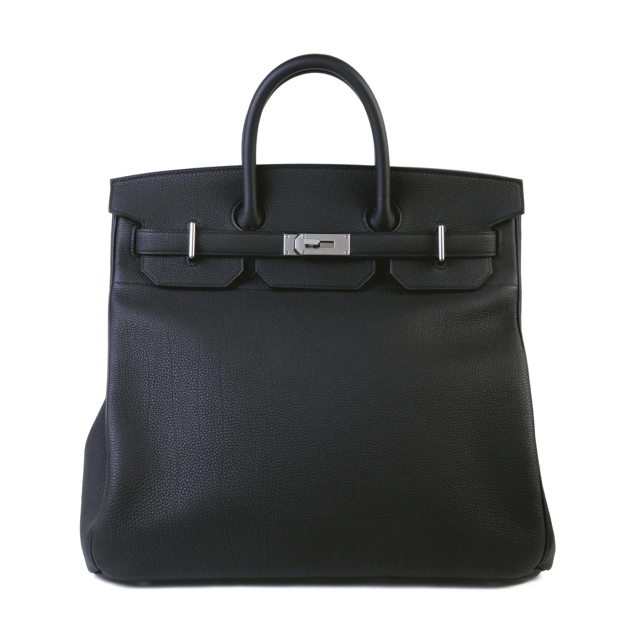 Unused ( Rank NS ) HERMÈS Haut à Courroies HAC 40 Noir (89) Togo Palladium hardware W (2024)