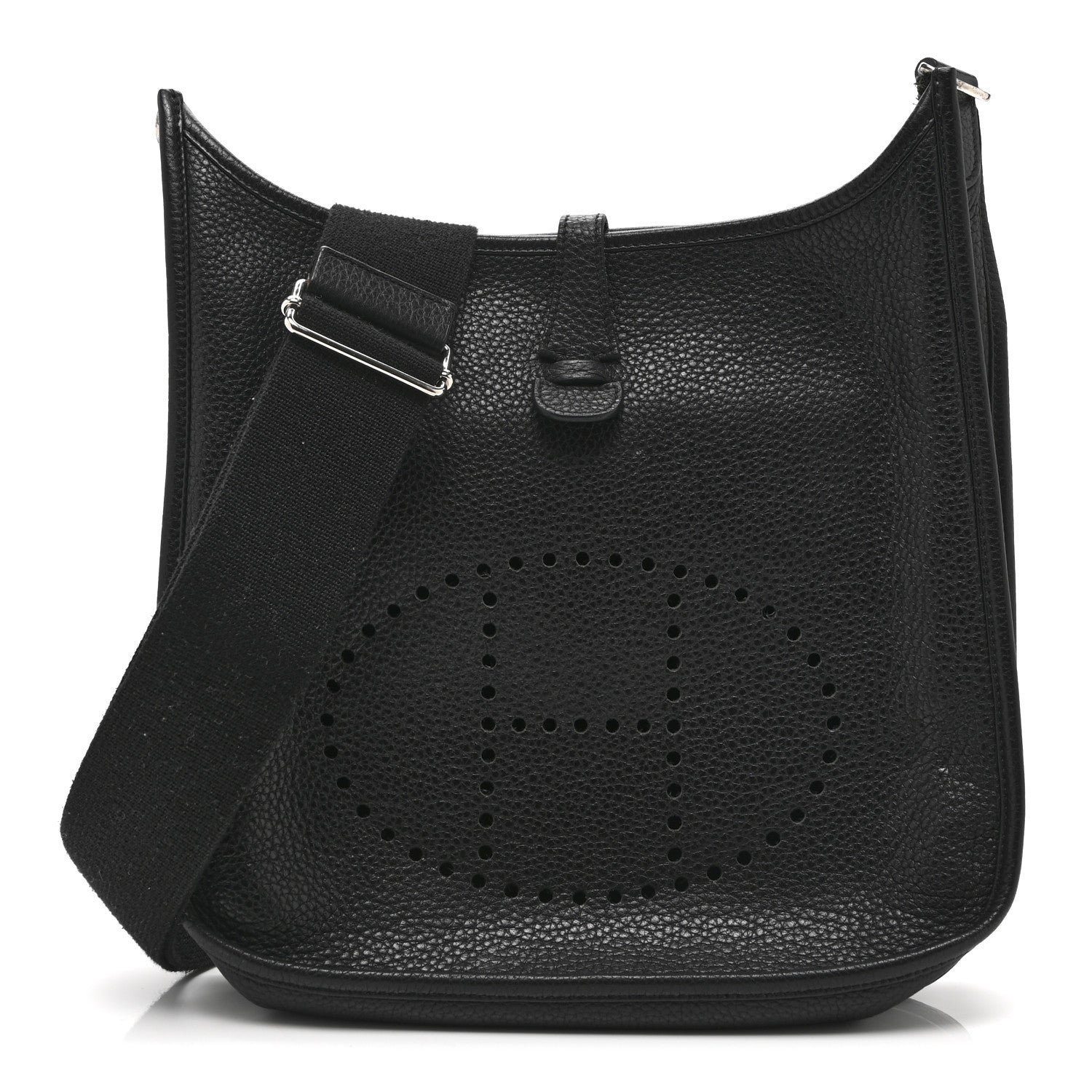 Hermes Taurillon Clemence Evelyne III PM Black