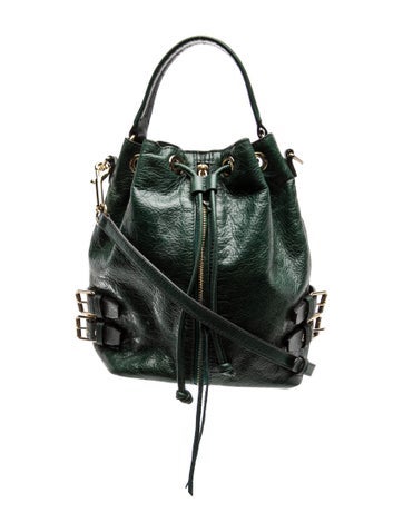 Leather Top Handle Bag