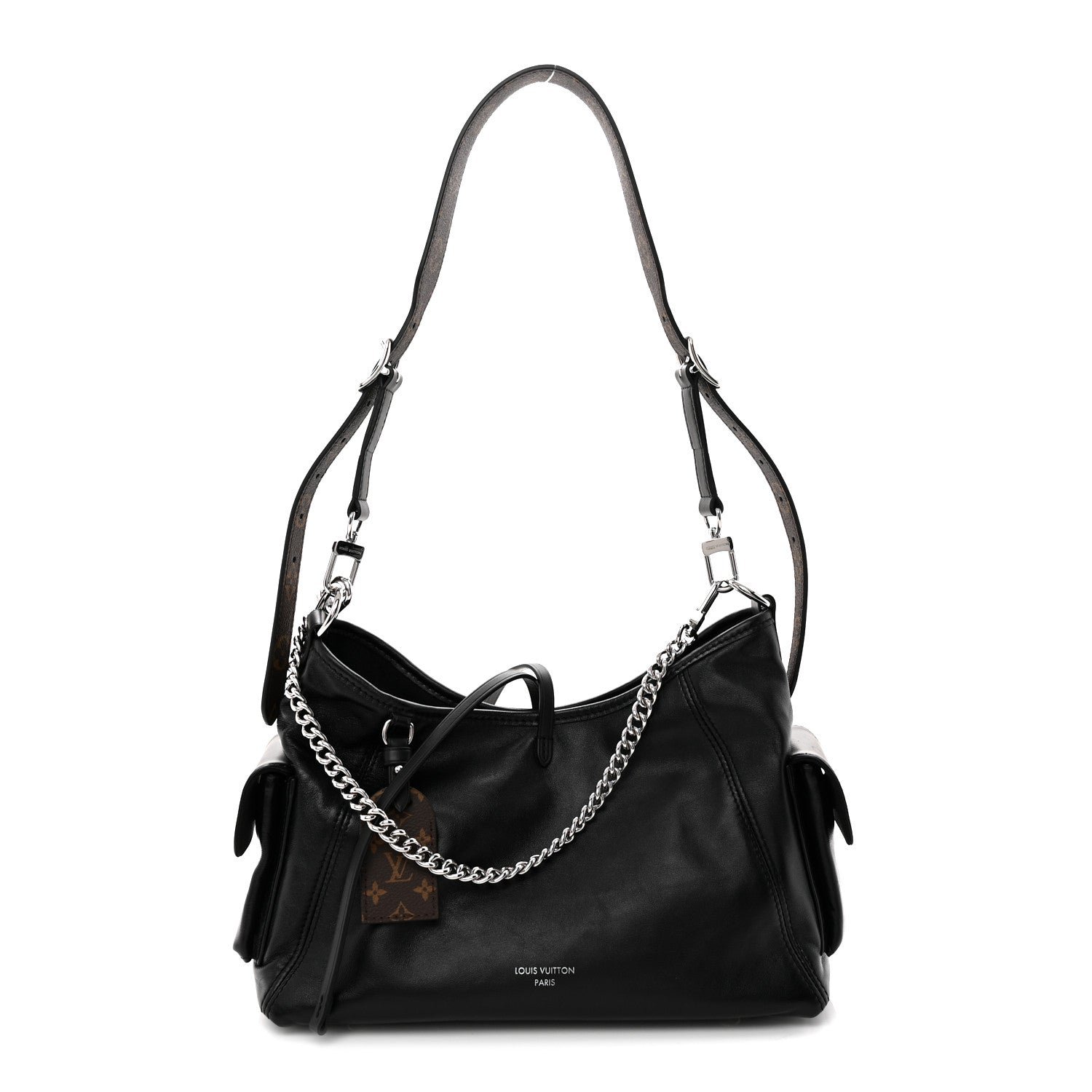 Louis Vuitton Louis Vuitton Lambskin CarryAll Cargo Vibe PM Black