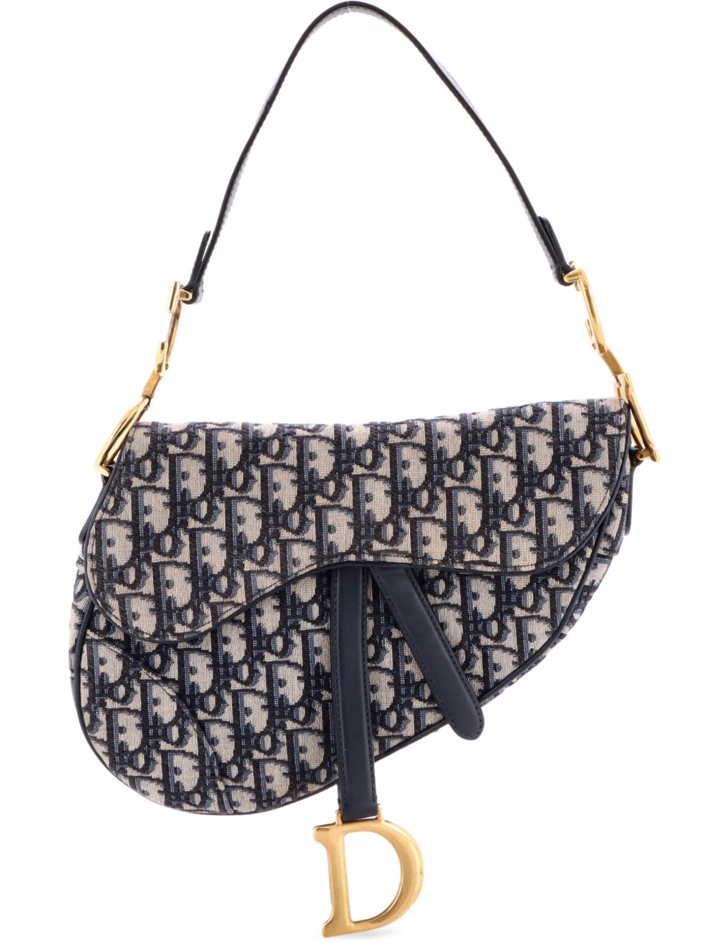Dior Saddle Handbag Oblique Canvas Medium shoulder bag