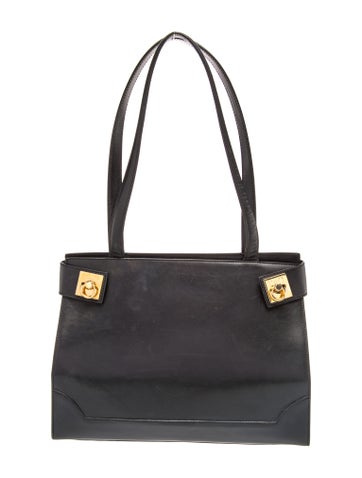 Leather Top Handle Bag Medium